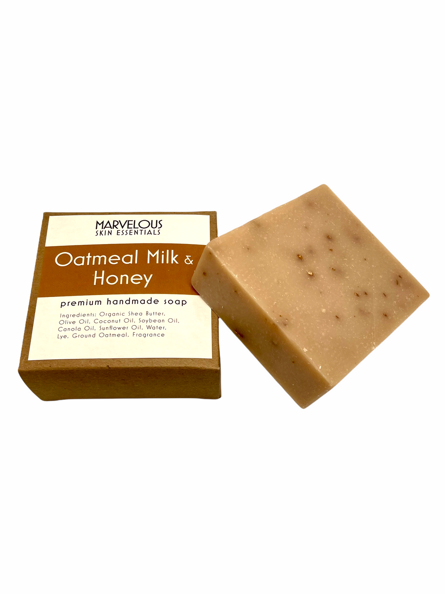 Oatmeal Milk And Honey Soap Bar 5 Oz Natural Handmade Soaps Marvelous Skin Essentials Mse 9731